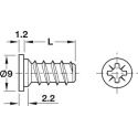 HAFELE eurošroub 5/10,5mm