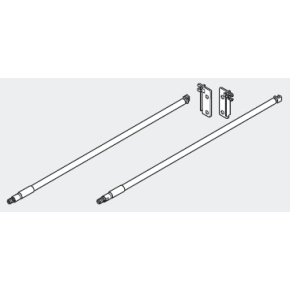 BLUM ZRE.421S.ID reling 450mm bílý