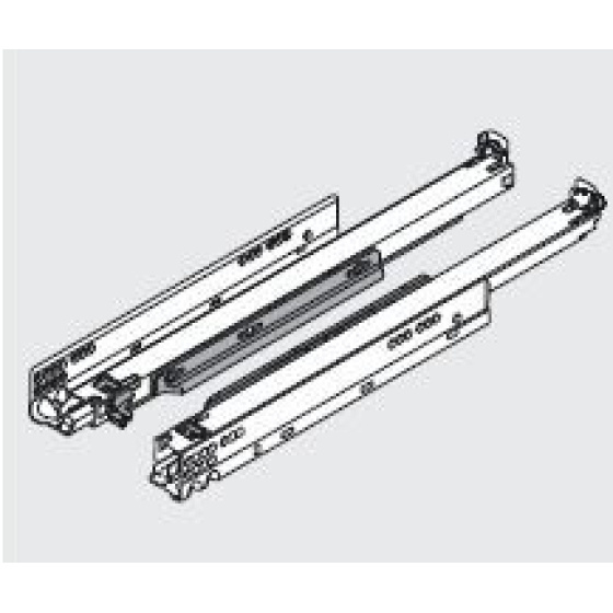 BLUM 766H4500T Movento Tip-on 450mm 70kg