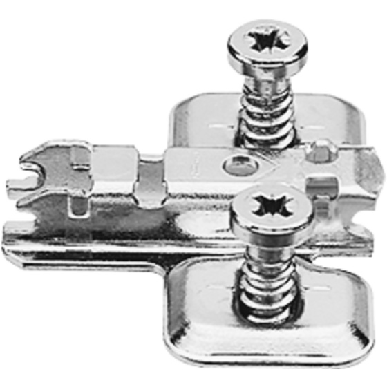 BLUM 173L8300 křížová montážní podložka, eurošrouby, zvýšení 0 mm