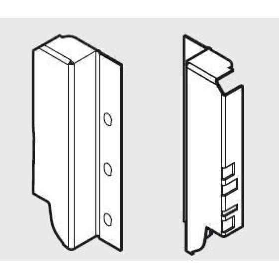 BLUM Z30B000S.04H držáky zad Antaro šedý P+L