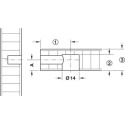 HAFELE Maxifix upevňovací šroub, pro tělo spoje, M8x8,5mm