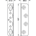 HAFELE Spojovací kování pro postele HS 127mm