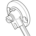 HAFELE Klopna s brzdným mechanismem, 225mm