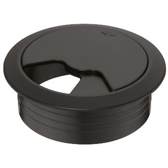 HAFELE Kabelová průchodka 80mm černá