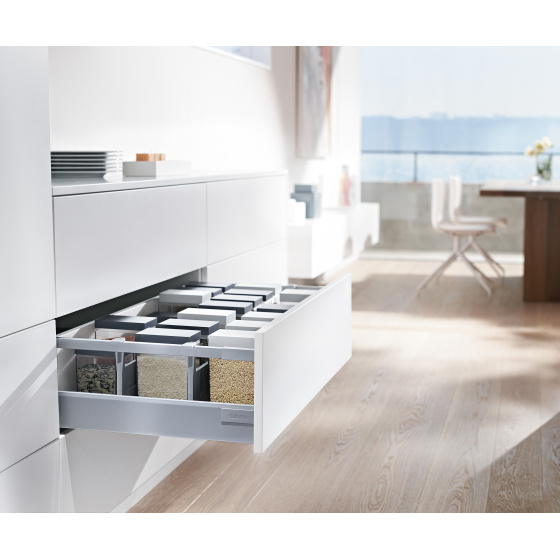 BLUM Sada Antaro D 400 mm/30 kg, Blumotion/TOB, šedá R9006, vrut