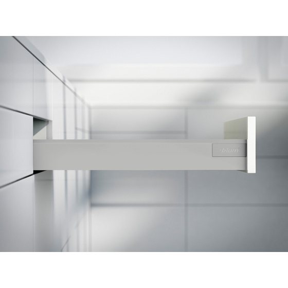 BLUM Sada Antaro N 500 mm/30 kg, Blumotion/TOB, šedá R9006, vrut