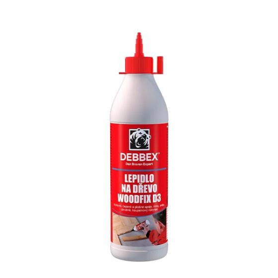 Den Braven Lepidlo na dřevo WOODFIX D3 500g 