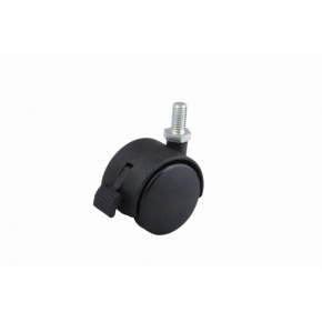 StrongCastors Kolečko 40 mm čep M8 x 15 brzda černé