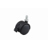 StrongCastors Kolečko 40 mm čep M8 x 15 brzda černé