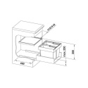 BLANCO 521468 Sorter Flexon II 45/2 2x16l