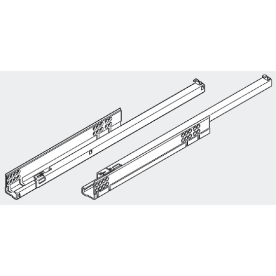 BLUM 560H3800B Tandem celovýsuv 380mm tl