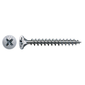 Spax vrut 2,5x20 mm, PZ (Z1), zápustná hlava, bílý zinek (1000 ks balení)