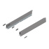 BLUM 470N4502S bočnice MERIVOBOX N 450 mm, šedá, IG-M