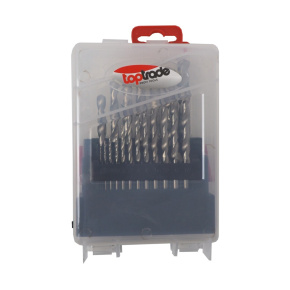 TOPTRADE vrták standard, do kovu, sada 19 ks TOPTRADE vrták standard, do kovu, sada 19 ks