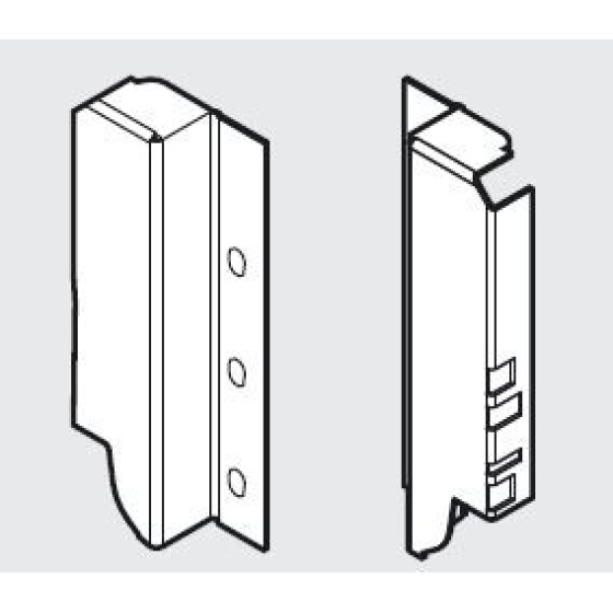 BLUM Z30B000S.04H držáky zad Antaro bílý P+L