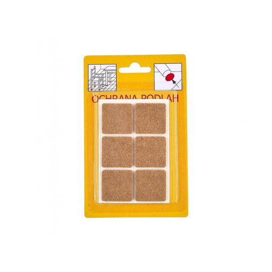 Ochrana podlah filcová 105 28x28 H (6ks)