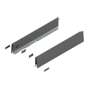 BLUM 470M4002S bočnice MERIVOBOX M 400 mm, tmavě šedá, OG-M