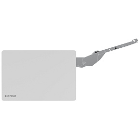 HAFELE Free Slim Flap 1.12, výklopné kování s tlumením, vrut, bílá