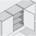 BLUM 91M268E polonaložený Modul Expando 100°