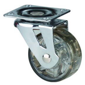 StrongCastors Kolečko TOP, průměr 50 mm transparentní tmavá, bez brzdy