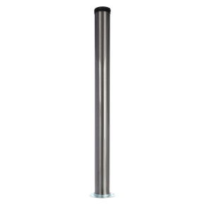 Riex ER60 stolová noha s kruhovým adaptérem, H710 mm, imitace nerezové oceli