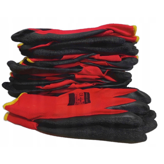 Ochranné pracovní rukavice latex, vel. 9