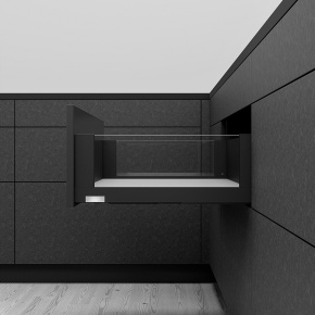 BLUM Sada Legrabox C Free 450mm/70 kg, Blumotion/TOB, karbon černá CS-M, vrut