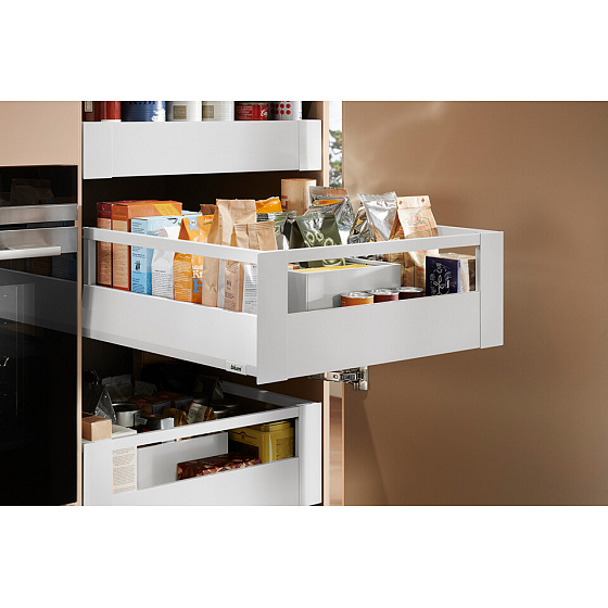 BLUM Sada Merivobox E 550 mm, 40 kg, bílá, vnitřní ,reling
