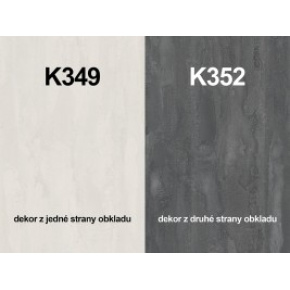 Zástěna K349 RT/ K352 RT 4100/640/10