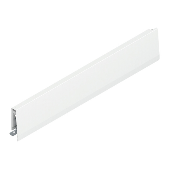 BLUM 470M5002S bočnice MERIVOBOX M 500 mm, P, bílá, SW-M
