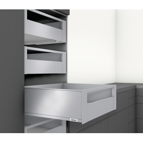 BLUM Sada Legrabox C Pure 500mm/40 kg, Blumotion/TOB, karbon černá CS-M, vrut, reling BLUM Sada Legrabox C Pure 500mm/40 kg, Blumotion/TOB, karbon černá CS-M, vrut, reling