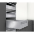 BLUM Sada Legrabox C Pure 500mm/40 kg, Blumotion/TOB, karbon černá CS-M, vrut, reling