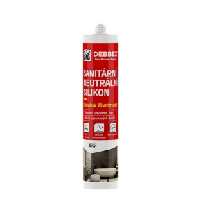Den Braven Sanitární neutrální silikon bílý 280 ml 