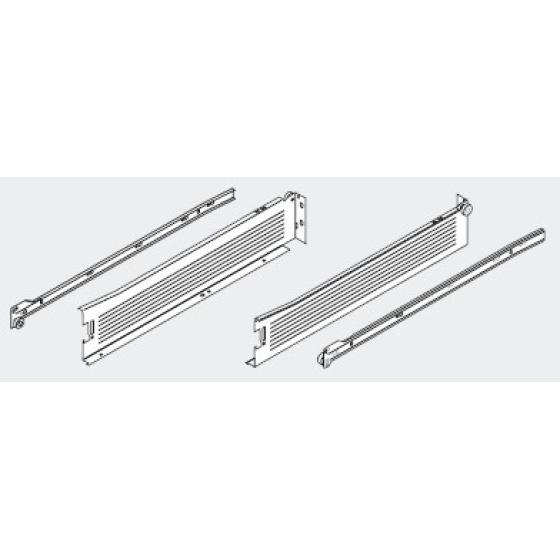 BLUM 320M3500C15 Metabox 86/350 šedý
