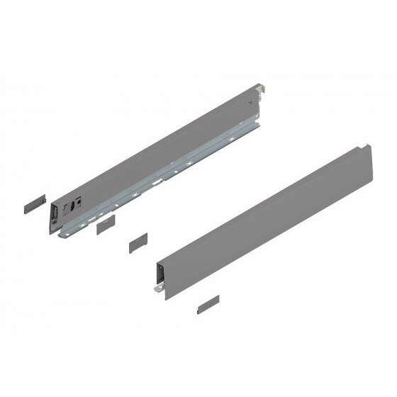 BLUM 470N5002S bočnice MERIVOBOX N 500 mm, šedá, IG-M