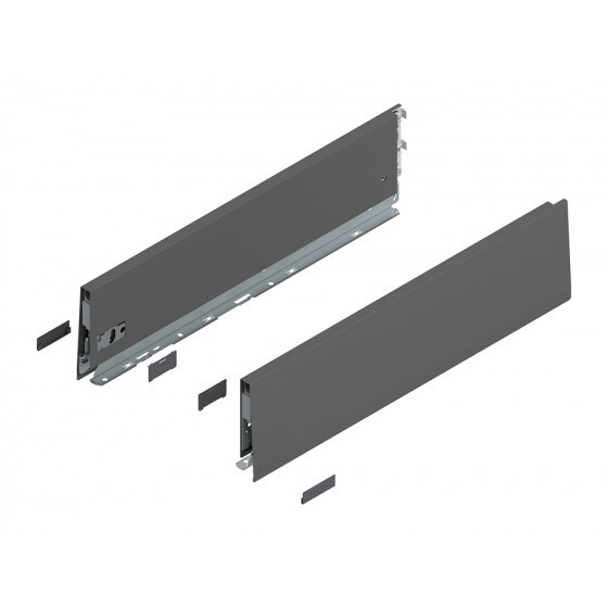 BLUM 470K5002S bočnice MERIVOBOX K 500 mm, tmavě šedá, OG-M