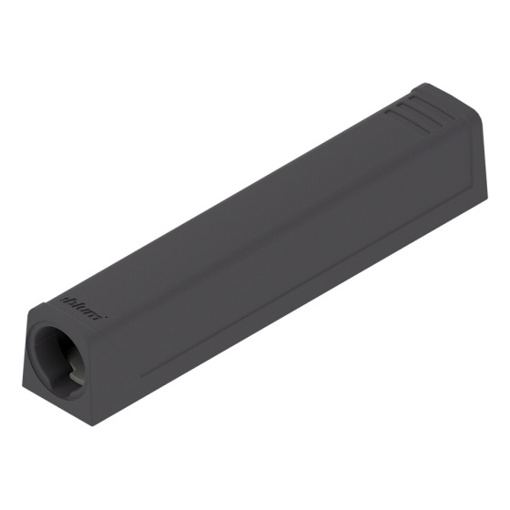 BLUM 956A1201 adaptér přímý pro Tip-on dlouhý 76mm, vrut, karbon černá CS