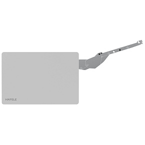 HAFELE Free Slim Flap 1.12, výklopné kování s tlumením, vrut, světle šedá