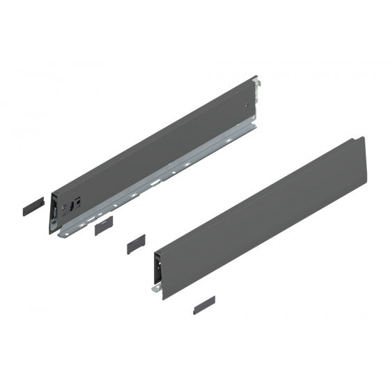 BLUM 470M5502S bočnice MERIVOBOX M 550 mm, tmavě šedá, OG-M