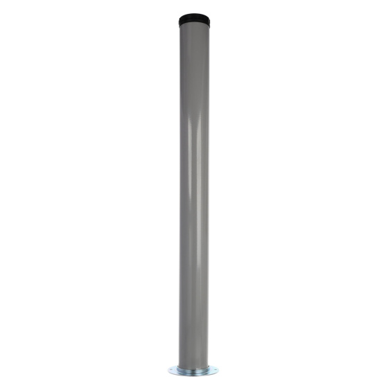 Riex ER60 stolová noha s kruhovým adaptérem, H710 mm, šedá