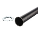 Riex ER60 stolová noha s kruhovým adaptérem, H1100 mm, imitace nerezové oceli