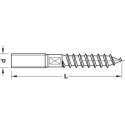 HAFELE Kombinované šrouby, Bez drážky M4x 30mm