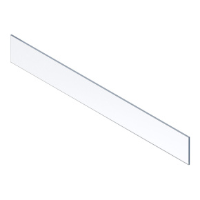 BLUM ZE4H1058G přední vysoké sklo MERIVOBOX, KB1200mm pro bok 18/19mm, čiré