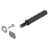 BLUM 956.1004 Tip-on pro závěs krátký 50mm s magnetem, sada, karbon černá CS