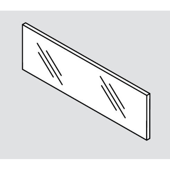 BLUM ZE7V482G čelní sklo Legrabox 600/70mm