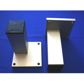 Nožka 38x38x100mm Al, A132