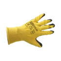 TOPTRADE rukavice Polycotton, s latexovou dlaní a úpletem, velikost 10