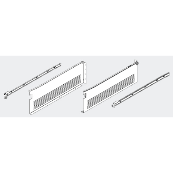 BLUM 320H5500C15 Metabox 150/550mm R901 bílý